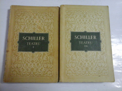 TEATRU ( 2 VOL ) - FRIEDRICH SCHILLER foto