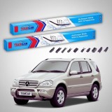 Cumpara ieftin Ștergătoare Mercedes-Benz Clasa M ML W163 1998-2005 | Set Față Flat &ndash; TeamCar&reg;