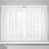 Perdele cu perdele Alb 150 x 140 cm Poliester