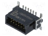 Conector PCB-cablu HARTING tată PIN 12 1,27mm har-flex&reg; 2,3A SMT