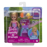 BARBIE PAPUSICA CHELSEA CU RUCSAC PENTRU COACEREA BRIOSELOR, Mattel