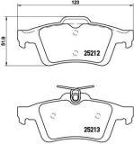 Placute frana spate Ford C-Max 2 (Dxa/Cb7, Dxa/Ceu), 12.2010-, marca SRLine S70-1626