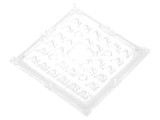 Lentilă LED pătrată plexiglass transparentă 9,2mm