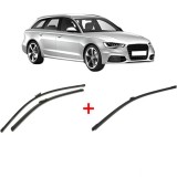 Cumpara ieftin Set 3 stergatoare AUDI A6 C7 Avant (4G5, 4GD) 2011-2018, pentru parbriz si luneta, Bosch Aerotwin
