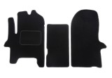 Set covorase auto mocheta velur Iveco Daily 05.2006-09, Daily 09.2011-07.2014, Daily 09-09.2011, negru, 3 locuri