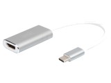 Adaptor HDMI soclu la USB C mufă 150mm USB 3.2 DIGITUS argintiu