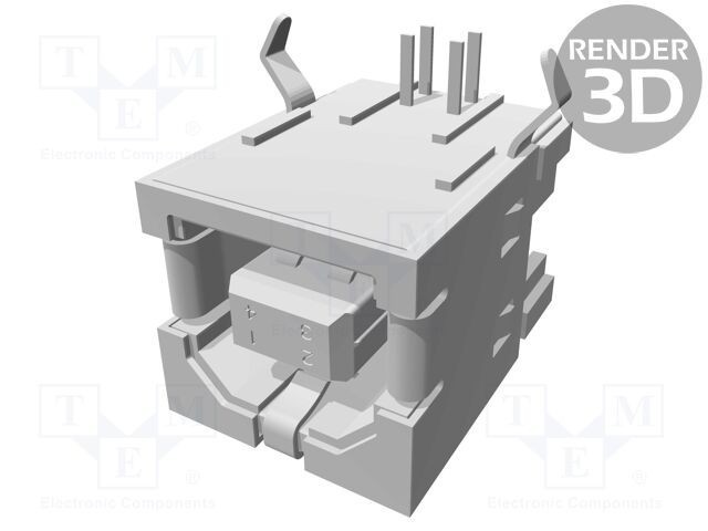 Conector USB B soclu THT 90&deg; aurit TE Connectivity
