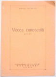 VOCEA CUNOSCUTA , POEME de VIRGIL TREBONIU , 1944