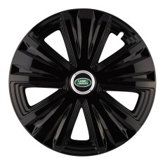 Set 4 capace roti Glory negru R14 Compatibil Cu Land Rover