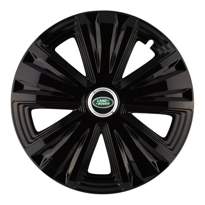 Set 4 capace roti Glory negru R14 Compatibil Cu Land Rover
