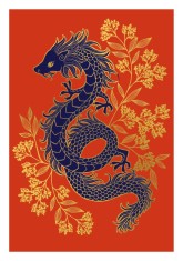Felicitare Golden Dragon | The Art File