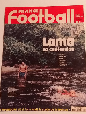 Revista fotbal - &amp;quot;FRANCE FOOTBALL&amp;quot; (22.07.1997) foto