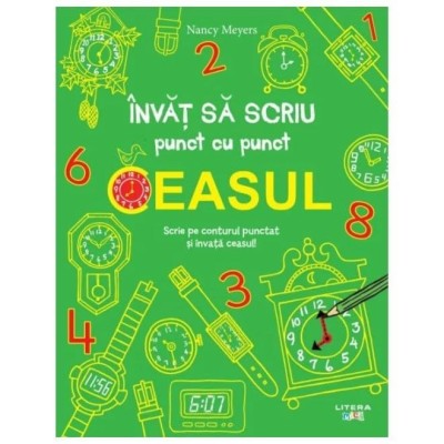 Invat sa scriu punct cu punct. Ceasul foto