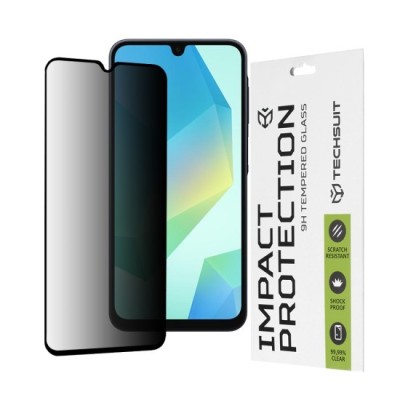 Folie pentru Samsung Galaxy A16 4G / A16 5G - Techsuit 111D Privacy Full&amp;nbsp;Glue - Black foto