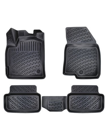 Set covorase auto din cauciuc tip tavita pentru Dacia Sandero Stepway Comfort 2020-