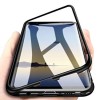 Husa Samsung Galaxy S8 , Magnetica Negru, Perfect Fit cu spate de sticla securizata premium