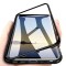 Husa Samsung Galaxy S8 , Magnetica Negru, Perfect Fit cu spate de sticla securizata premium