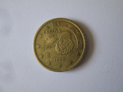 Spania 50 Euro Cent 1999 foto