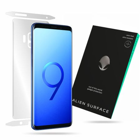 Folie Alien Surface HD Samsung GALAXY S9 spate, laterale + Alien Fiber Cadou