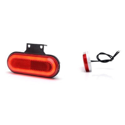 Lampa Gabarit Led 1400 W198, 12V-24V, Pozitie Rosu foto