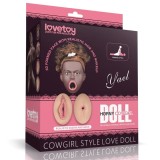 Papusa Gonflabila 3D Lovetoy "Cowgirl" 93 cm - Mulatra