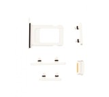 Set Butoane Laterale iPhone 14 / 14 Plus, Argintiu - Calitate Premium
