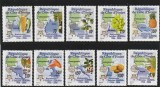 Coasta de Fildes (Cote d&#039;Ivoire} 2005 - 50 ani Europa CEPT, serie dantelata,MNH,Mi.1461A-1470A, Organizatii internationale, Nestampilat