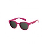 Polaroid PLD 8036/S Ochelari de Soare Polarizați pentru Copii cu Lentile Gri și Ramă Fuchsia 42-XS