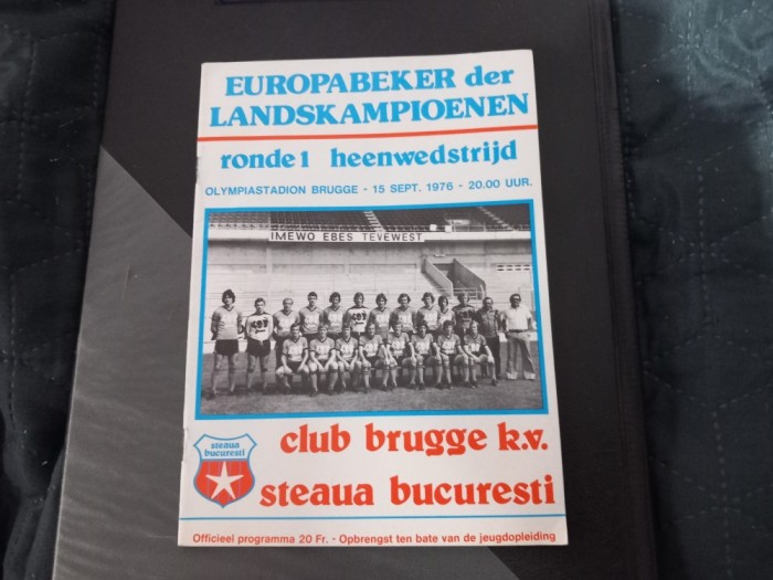 program Club Brugge K V - Steaua