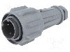 Conector circular, tata, 3 pini, BULGIN - EXP-0911/03/P