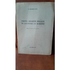 Poetul Giuseppe Regaldi in legatura cu romanii - N. Georgescu Tistu