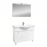 Ruben Prime 105 mobilier de baie complet Alb