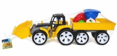 Tractor bams fata zambitoare negru galben