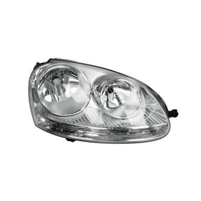 Far TYC cromat pentru VW Golf V Jetta III partea dreapta cu motor electric tip bec h7+h7 foto