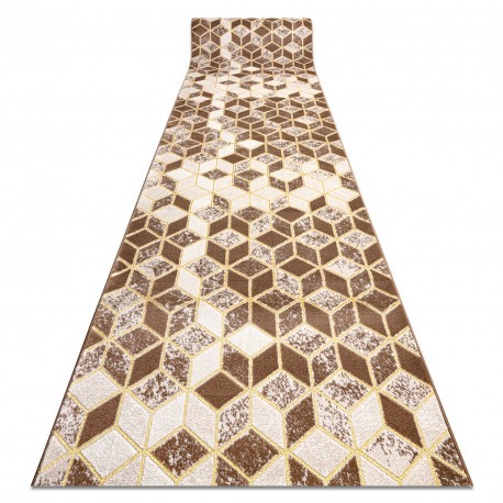 Traversa Structural MEFE B400 Cub, geometric 3D - două niveluri de l&acirc;nă bej, 80 cm