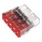Conector compact de imbinare, 4 fire, max. 2.5 mm&sup2; (100 buc.) - WAGO 2273-204