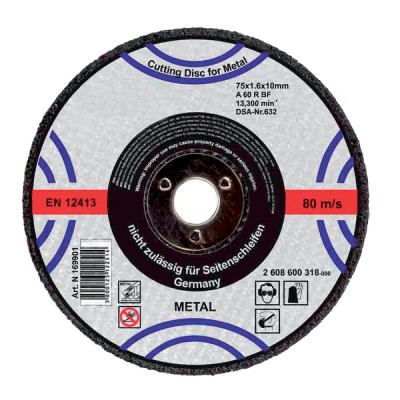 Disc pentru taiat metal, 125х3.2х22.2mm, Raider 160102 foto