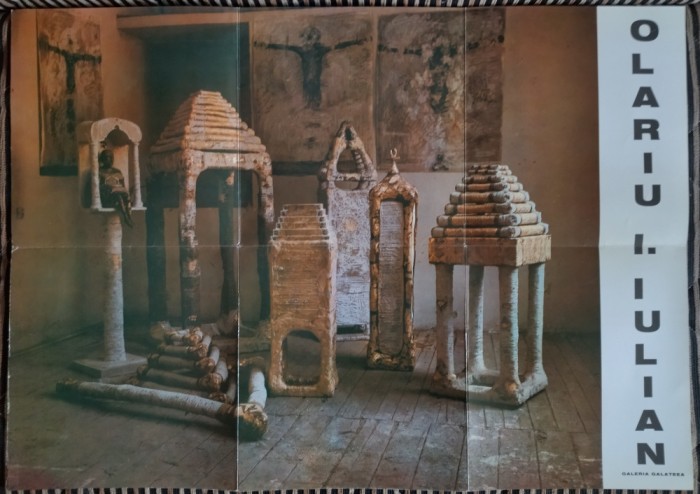 PLIANT/ AFIS/ POSTER: IULIAN I. OLARIU - OBIECT (GALERIA GALATEEA/SEPT-OCT 1989)