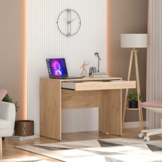 Birou Adore Study, cu sertar, 90 x 75 x 55 cm foto