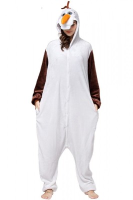 PJM41 Pijama kigurumi model &amp;quot;Olaf Frozen&amp;quot; din material pufos foto