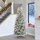 VidaXL Brad de Crăciun artificial cu 300 LED Alb 93 x 93 x 240 cm 3396077