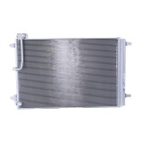 Condensator AC Audi A8 20 2.0 Tfsi Hybrid, 3.0 TDI, 4.2 TDI, 6.3 W12; dimensiuni [mm]: 670 x433x16, uscator integrat; 4H0260403E; 4H0260403L;