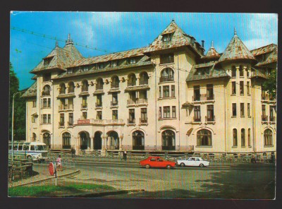 CPIB 22342 - CARTE POSTALA - SINAIA. HOTEL &amp;quot;PALTINIS&amp;quot;, NECIRCULATA, AUTOTURISM foto