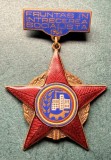 Insigna Fruntas in intrecerea socialista 1964