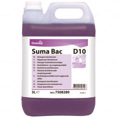 Detergent Dezinfectant Concentrat Suprafete Diversey Suma Bac D10, 5L