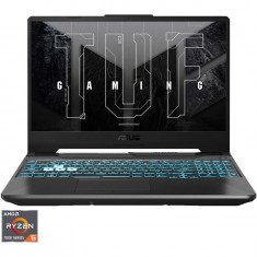 Laptop Gaming ASUS TUF A15 FA506NC cu procesor AMD Ryzen™ 5 7535HS pana la 4.55 GHz, 15.6, Full HD, IPS, 144Hz, 16GB, 512GB SSD, NVIDIA® GeForce RTX™