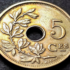 Moneda istorica 5 CENTIMES - BELGIA, anul 1928 *cod 3567 = BELGIQUE