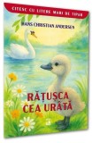 Rățușca cea ur&acirc;tă. Citesc cu litere mari de tipar - Frații Grimm