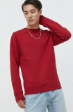 Cumpara ieftin Superdry bluza barbati, culoarea rosu, neted