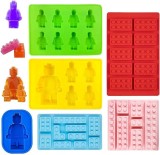 Set de 6 forme pentru ciocolata Ovtai, silicon, multicolor